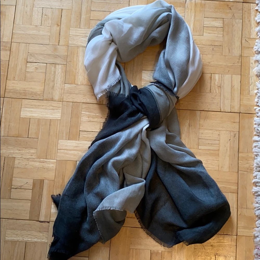 Grey Horizon Ombré Scarf